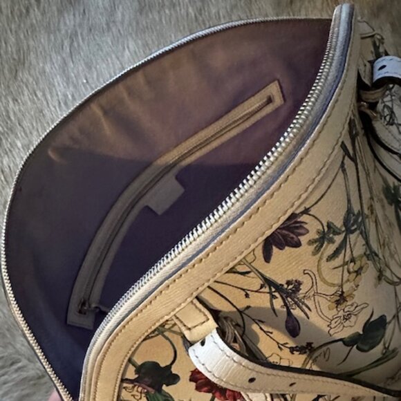 Gucci Flora Nice Coated Canvas Satchel - Picture 3 of 8